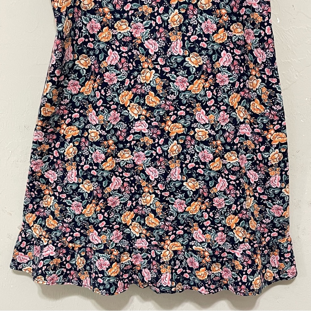 Old Navy Ditsy Floral Cami Mini Dress Linen Blend Flirty Boho Cottage Size M - Picture 5 of 13